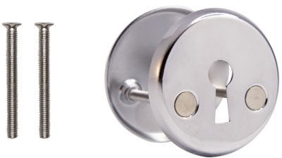ESCUTCHEON 016 STEEL KEY CP
