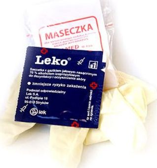 Polska Firma Wkład wyposażenie do Apteczki / breloka CPR