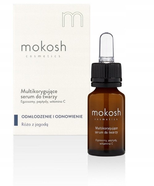 MOKOSH_Multikorygujące serum do twarzy Egzosomy, Peptydy, Witamina C 12ml