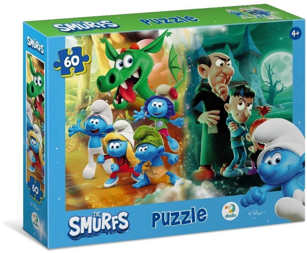 Puzzle 60 Smerfy Smoczy pupil