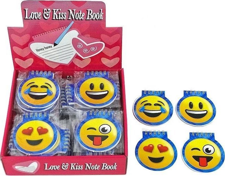 Notesik okrag?y bu?ki 8cm (48szt)