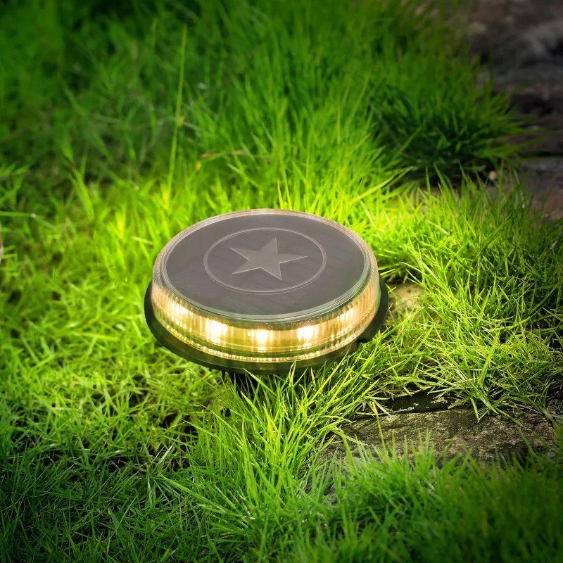 Aigostar Lampy LED do trawników na energię słoneczną 3200K Lampy LED do trawników na energię słoneczną 3200K