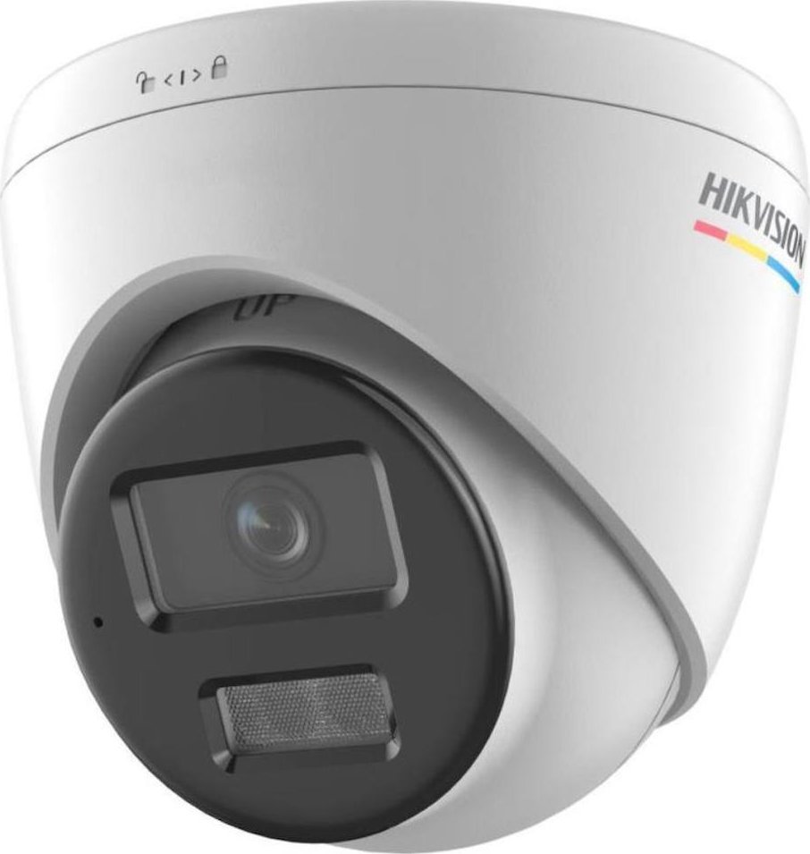 Kamera IP Hikvision Hikvision dome DS-2CD1347G2H-LIUF F2.8 (balta, 4 MP, 30 m. IR, 30 m. LED, Hybrid light)