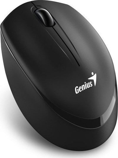 Mysz Genius Genius Mysz NX-7009, 1200DPI, 2.4 [GHz], optyczna, 3kl., bezprzewodowa, czarna, 1 szt AA, Blue-Eye sensor, symetryczna