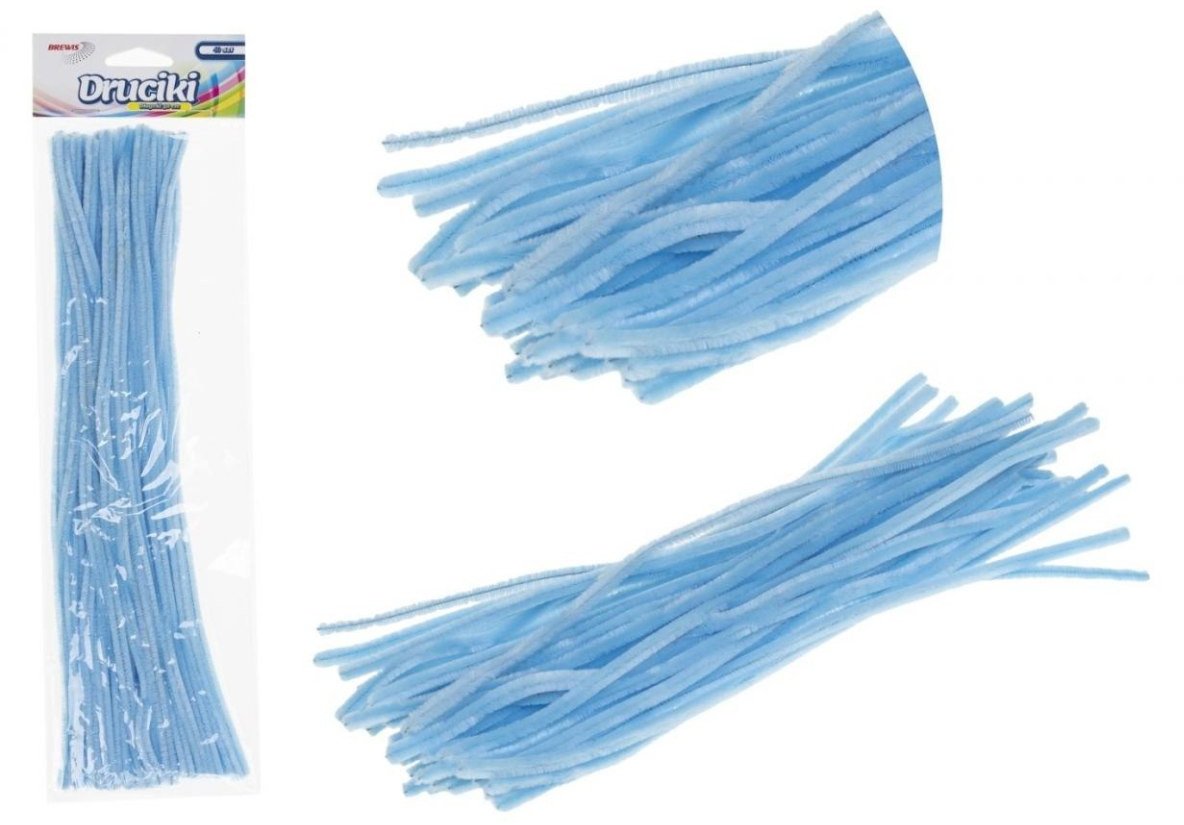Druciki kreatywne jasny niebieski