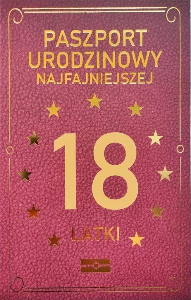 Yeku Karnet Urodzinowy 18 JCX - 034