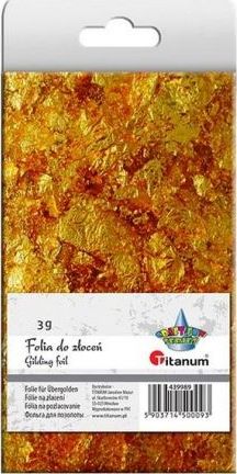 Titanum Folia do złoceń złota w płatkach 3g