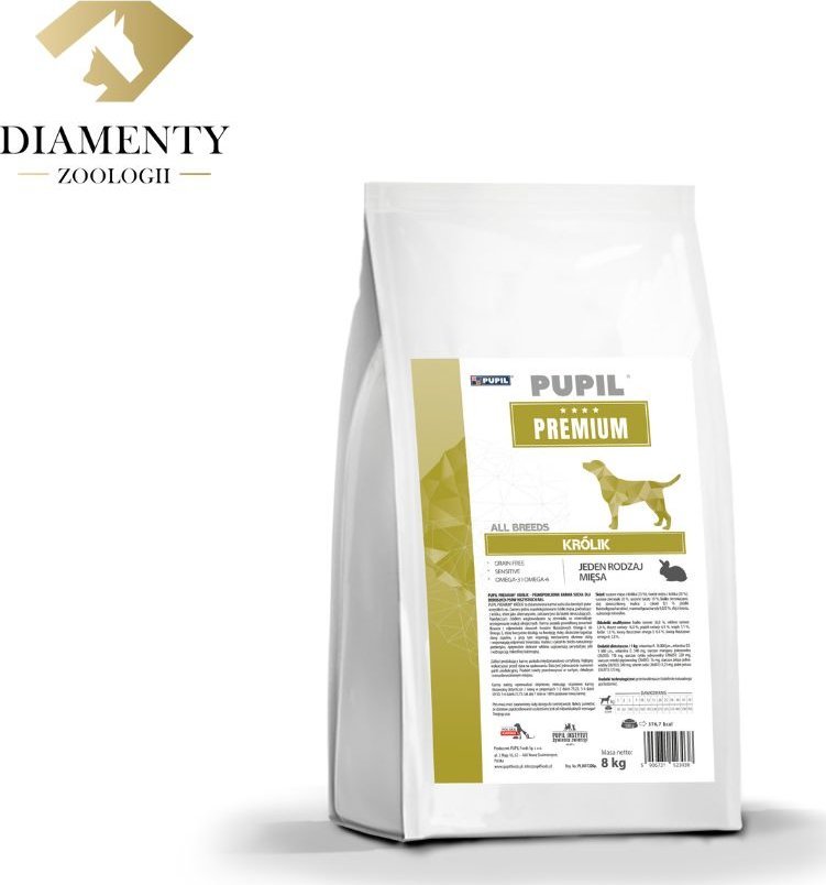 Pupil Premium Karma sucha dla psa PUPIL Premium KRÓLIK All Breeds 8 kg