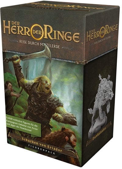 Asmodee The Lord of the Rings: Journeys in Middle-earth – Villains of Eriador Figure Pack Rozszerzenie do gry planszowej Odgrywanie ról