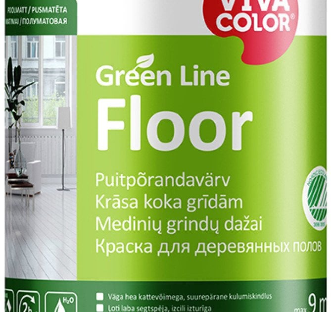 PAINT GREEN LINE FLOOR C 0,9L