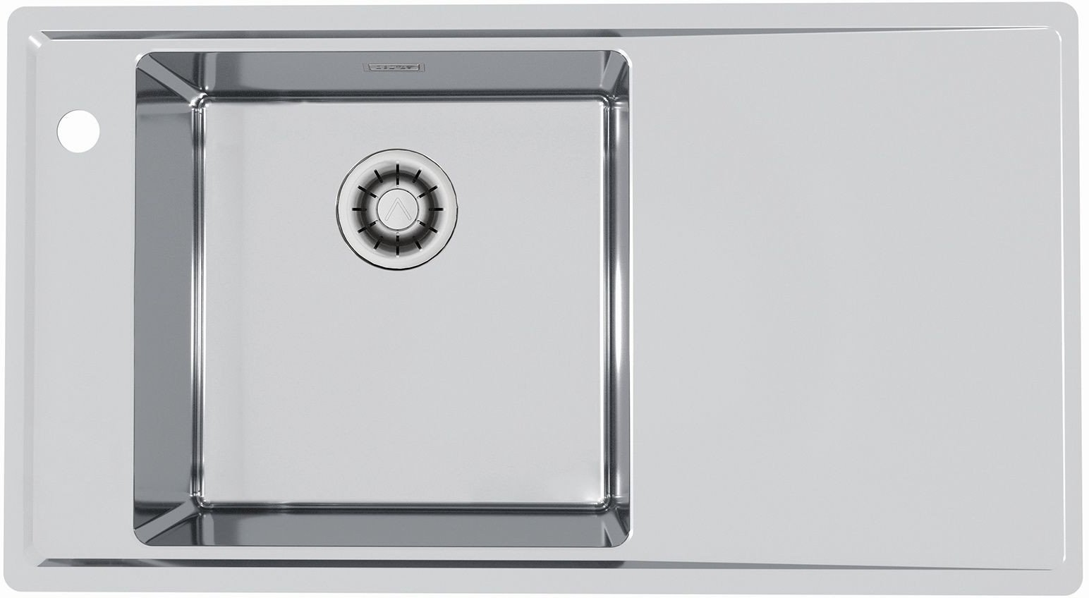 Alveus STRICTO 20 SAT QC L 860x472 zlew wpuszczany F/S + syfon Quick Close