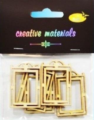 Mudpuppy Drewniane elementy w kształcie :ramek.