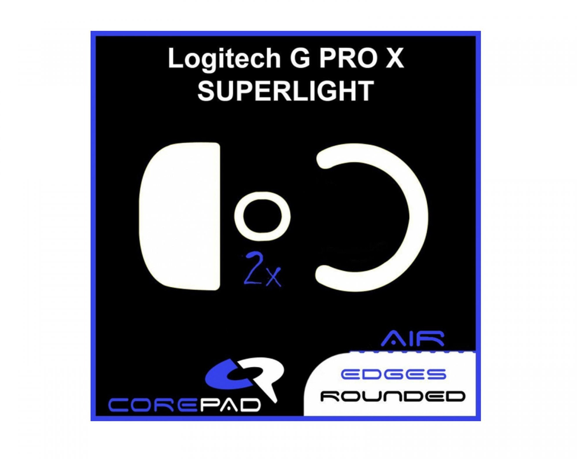 X-raypad Jade Skates Logitech G Pro X Superlight Baltas 2 vnt. (Balti) Pakaitiniai Pelė Feet
