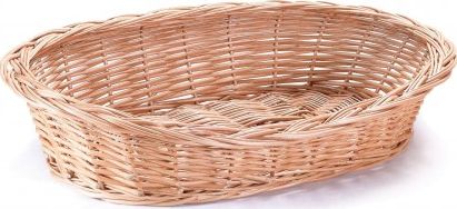 Wiklinowy Świat leżak wiklinowy dla dużego psa kota innych zwierząt XL duży