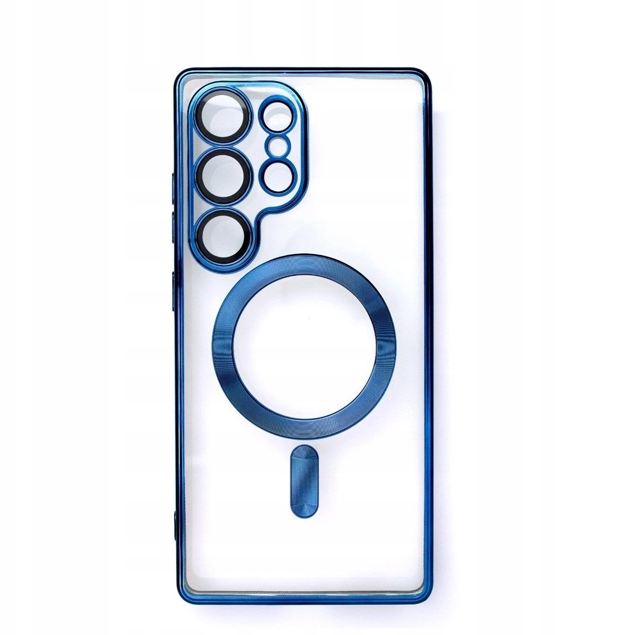 Etui Electroplated Case z MagSafe galwanizowane na iPhone 16e - niebieskie