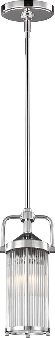 Lampa wisząca Elstead Paulson nowoczesna chrom (FE-PAULSON-MP)