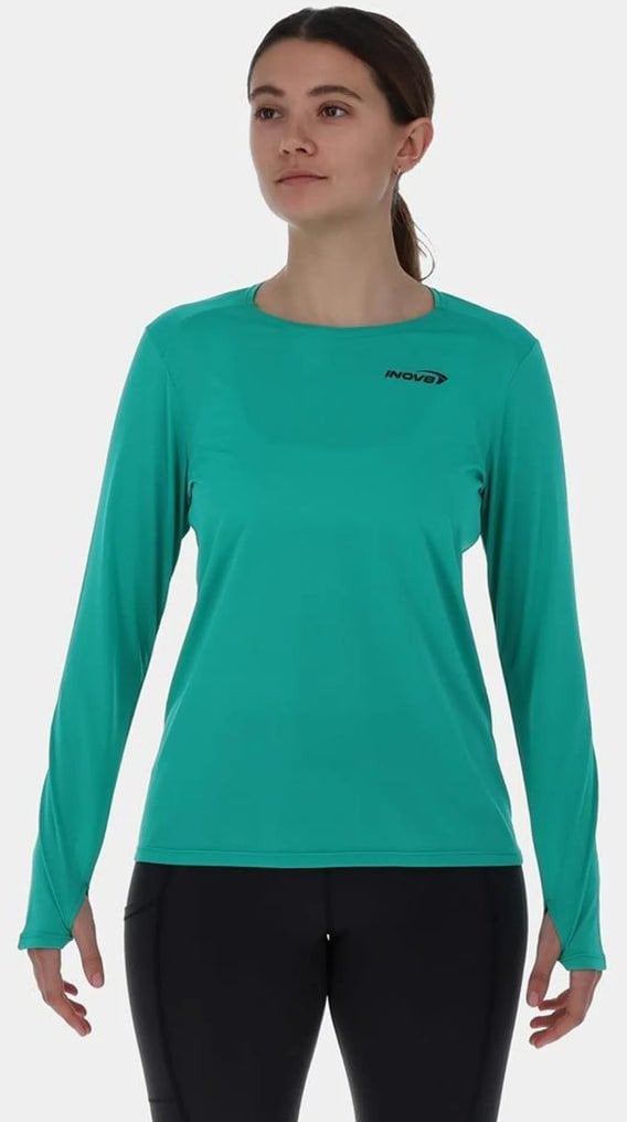 Bluza damska Inov-8 Performance Long Sleeve - aqua/dark aqua