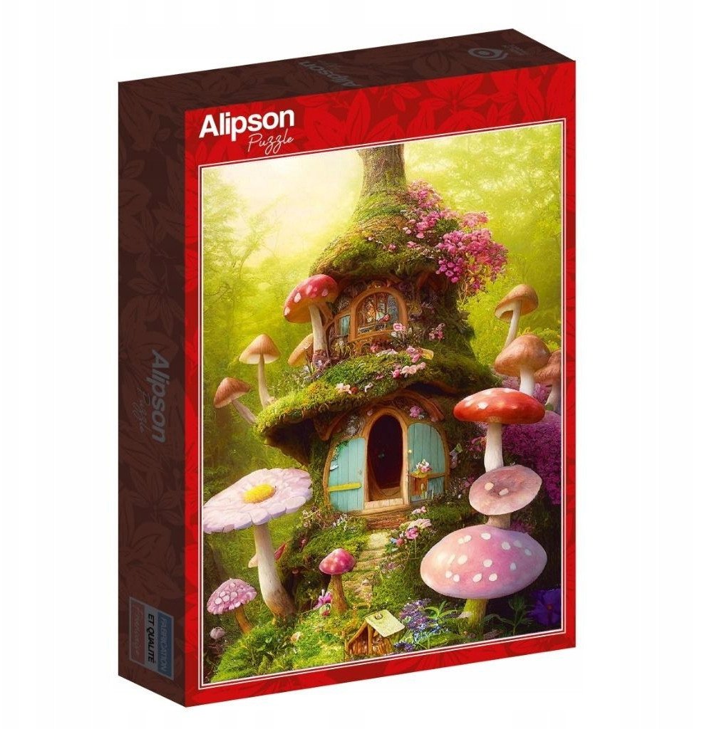 Puzzle 1000 Dom z grzybów