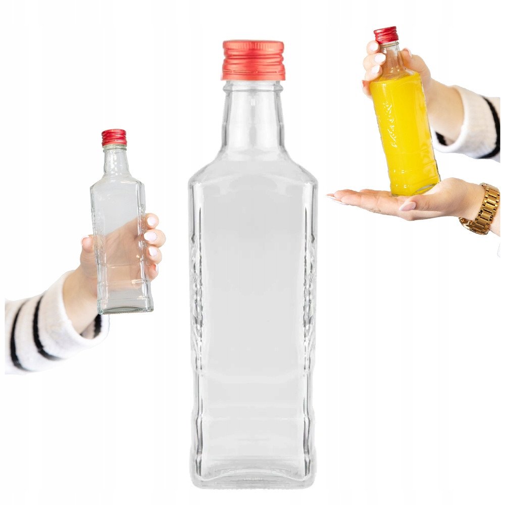 Butelka PIONIER MOSKWA 250ML + zakrętka NALEWKI butelki szklane na alkohol