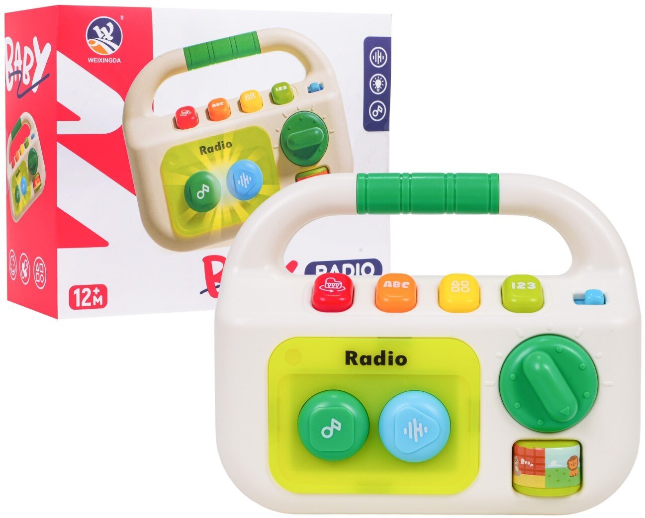 Wielofunkcyjne Radio z Dźwiękami dla Najmłodszych