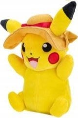 Jazwares Pokemon Plusz Lato - Pikachu - Kapelusz (20 cm)