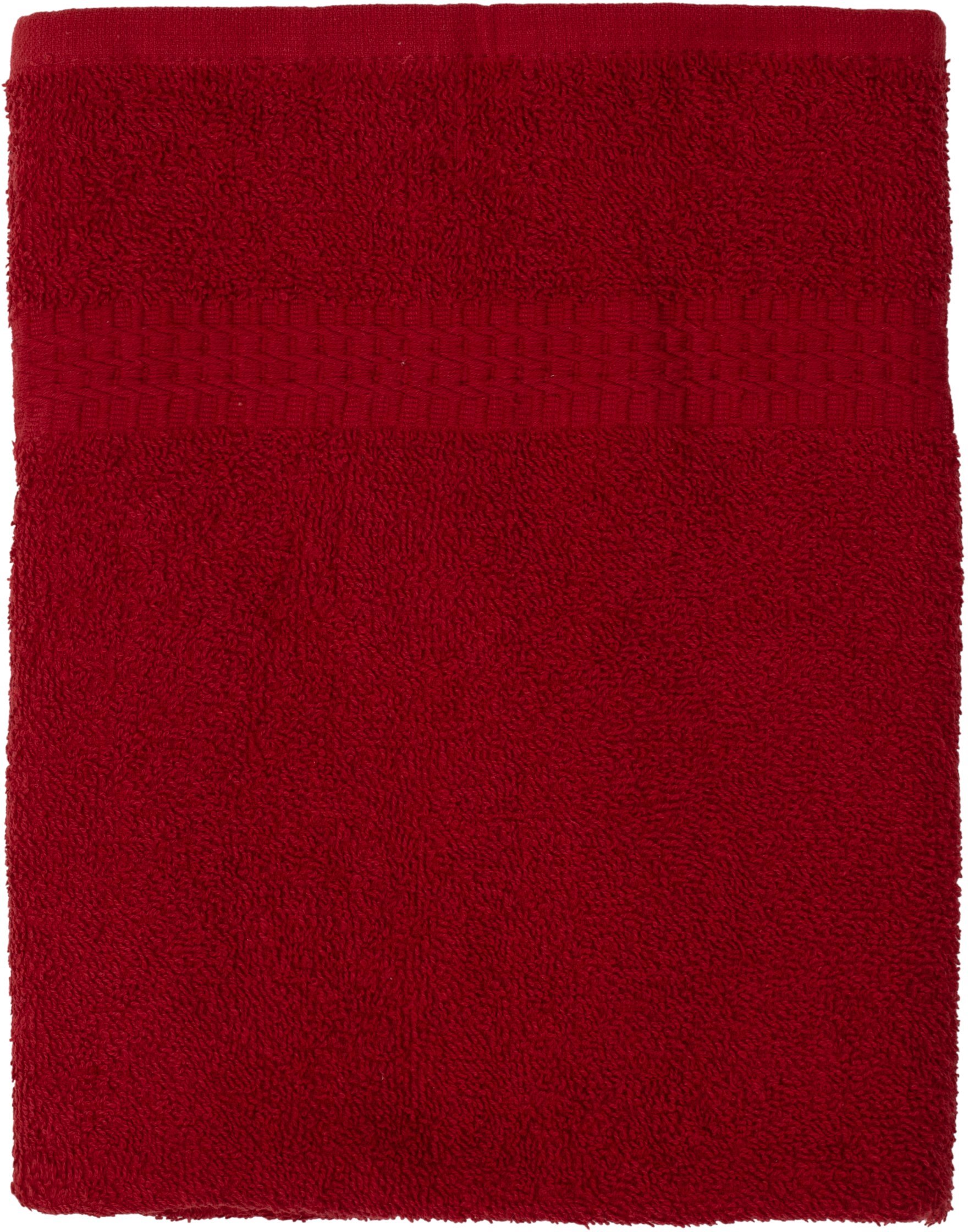 TOWEL TERRY 400 GSM 743 RED 50X80