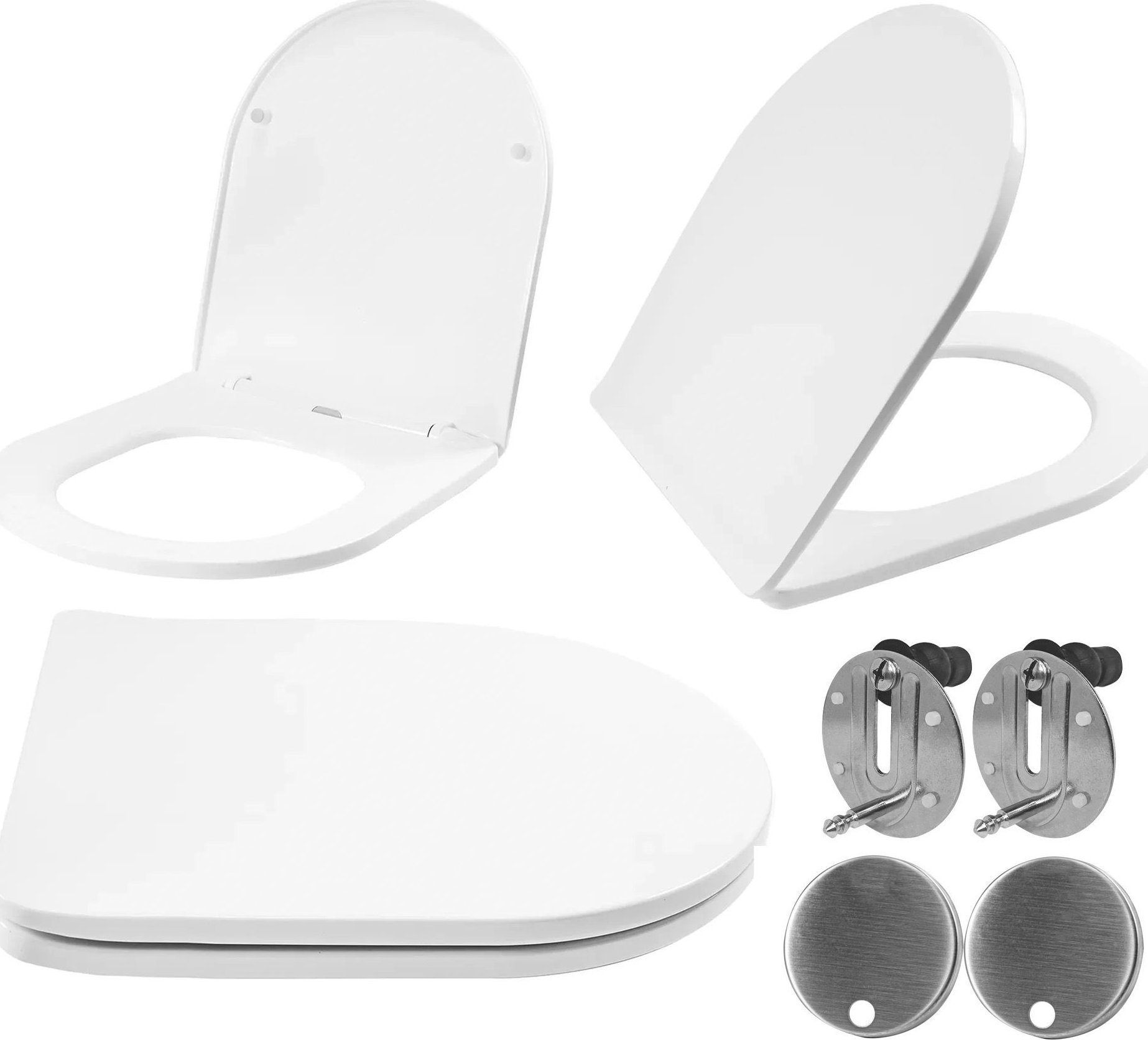 Deska sedesowa Rea DESKA SEDESOWA UF DUROPLAST FLAT WHITE