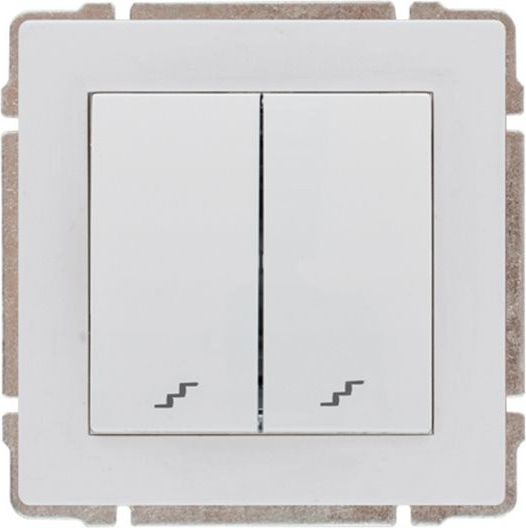 KOS Łącznik schodowy KOS66 podwójny biały (660419)