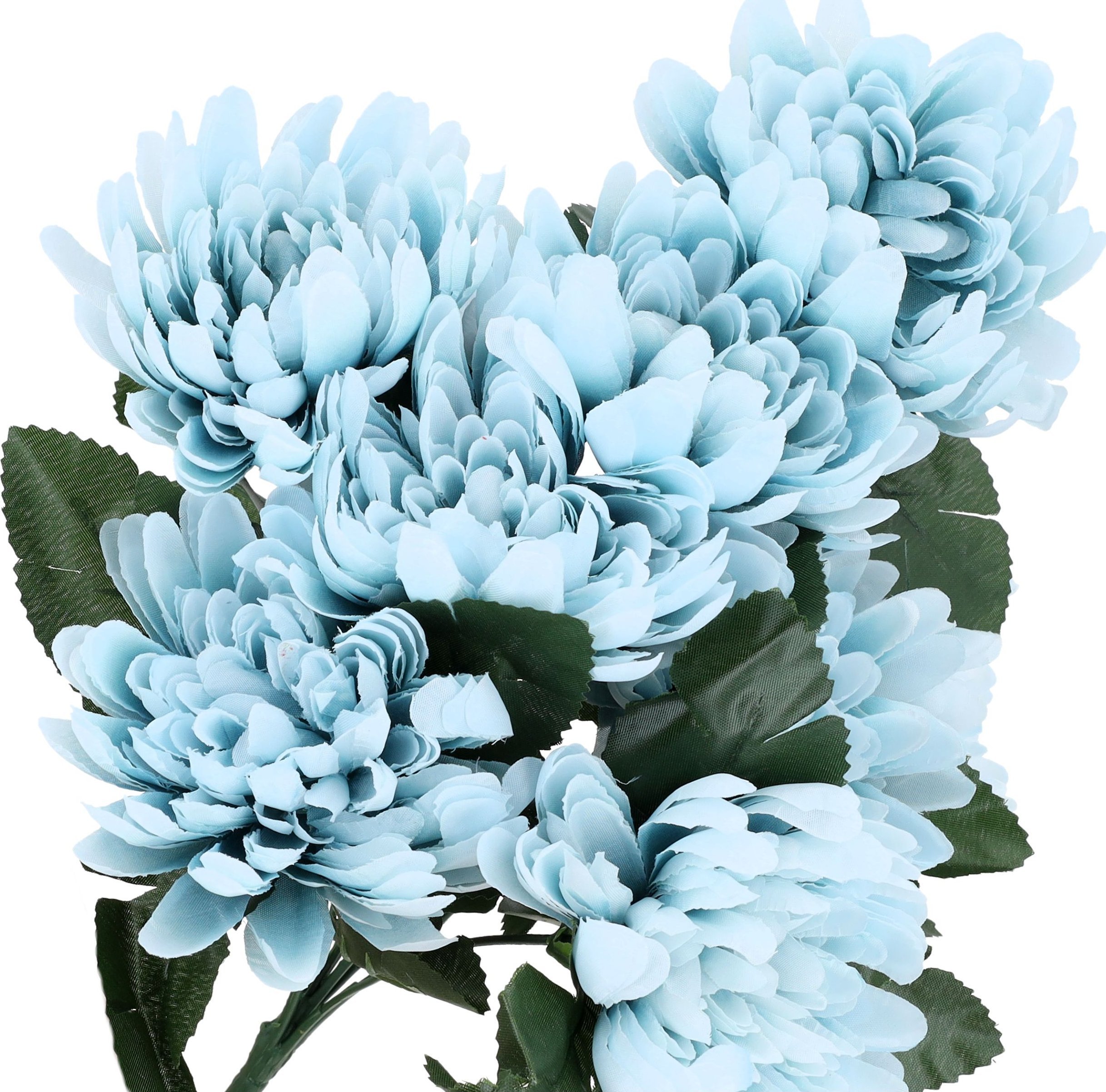 KWIATY SZTUCZNE CHRYZANTEMA bukiet do wazonu dekoracja na STROIK wiązankę