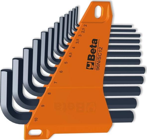 Beta Tools KPL.KLUCZY TRZPIEN.KĄTOWYCH 2-10MM 12SZT 96N/SC12 BETA UTENSILI S.P.A.