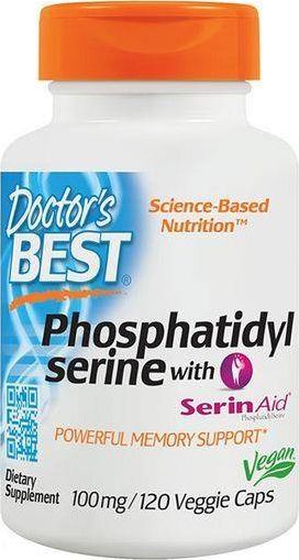 DOCTORS BEST Doctor's Best - Fosfatydyloseryna z SerinAid, 100mg 120 vkaps