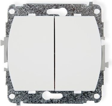 Karlik Łącznik podtynkowy świecznikowy TREND białe (WP-2)