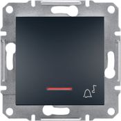 Schneider Electric Przycisk dzwonek Asfora bez ramki z podświetleniem antracyt (EPH1700171)