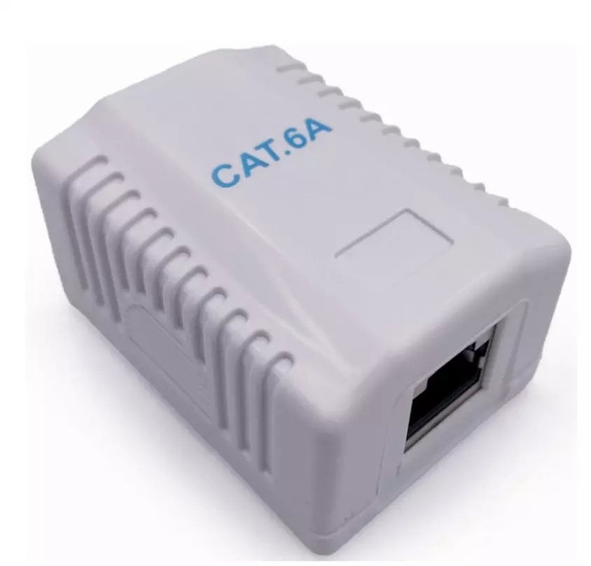 Gembird Gniazdo natynkowe ekranowane 1xRJ45 Kat. 6A FTP