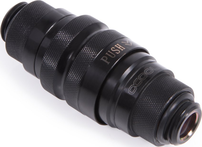 Alphacool Alphacool Eiszapfen quick release coupling set G1 / 4 AG - Deep Black 1020153