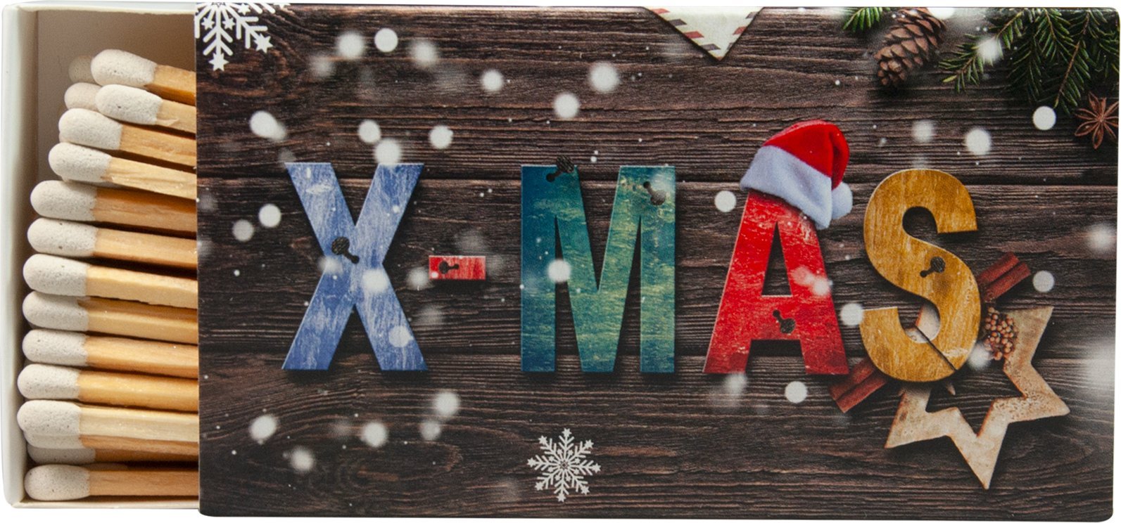 Wołoszyn Zapałki długie świąteczne - X-mas