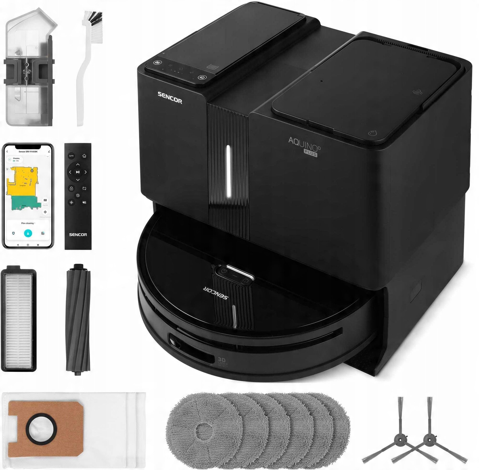 Sencor SRV 9790BK Aquino+ AutoClean