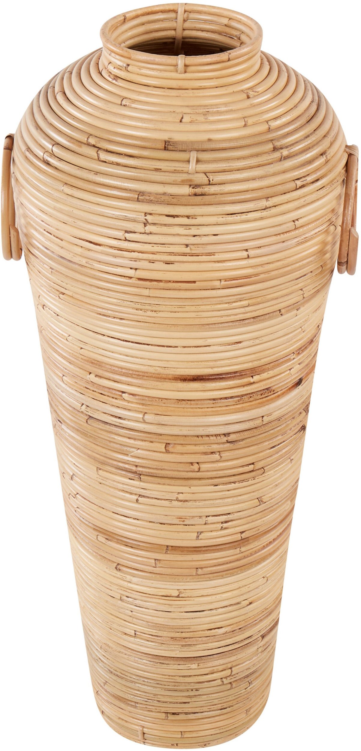 Wazon dekoracyjny ELATIA Rattan 70 cm Naturalny