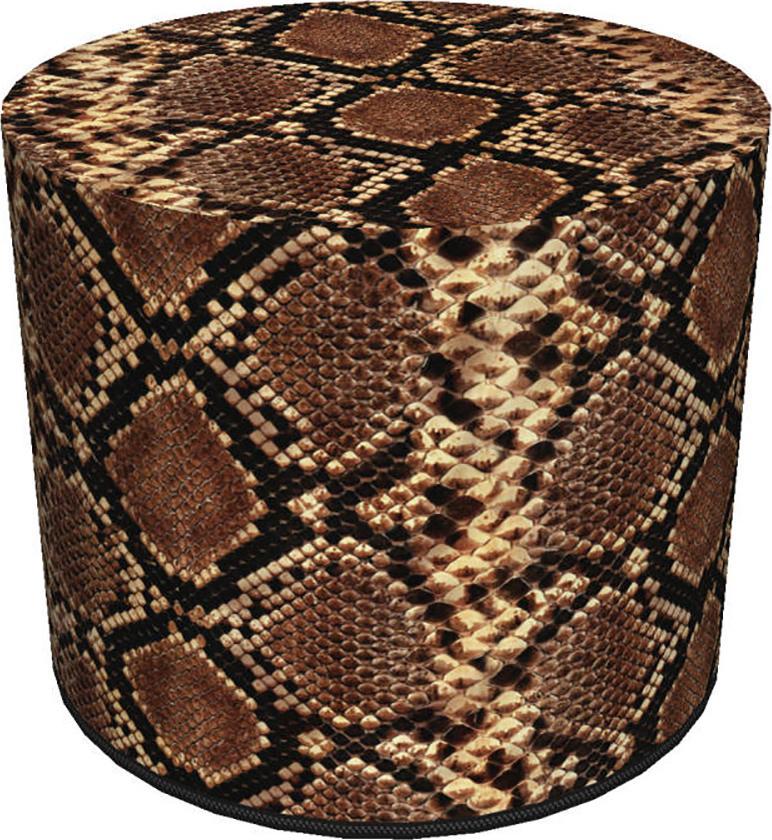 Bertoni-arco Okrągła pufa dekoracyjna - BOA