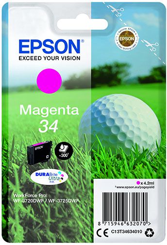 Tusz Epson Oryginalny tusz 34, magenta (C13T34634010)