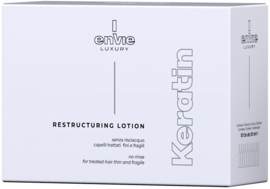 Envie Luxury Keratin Keratynowe Ampułki Lotion Regenerujący Włosy 10x10ml