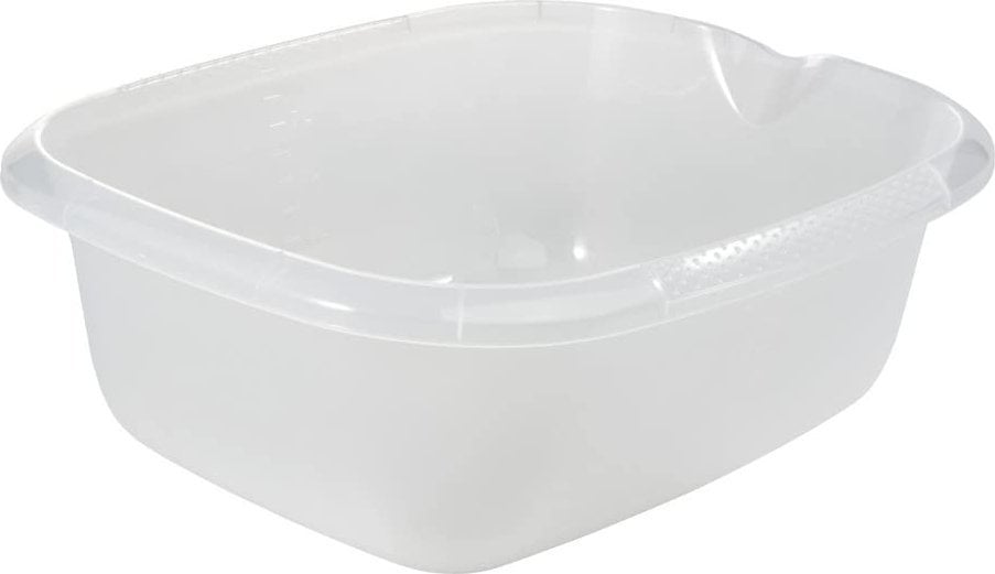 Miska Prostokątna 38x32cm 9l Z Wylewką Transparent (10558)