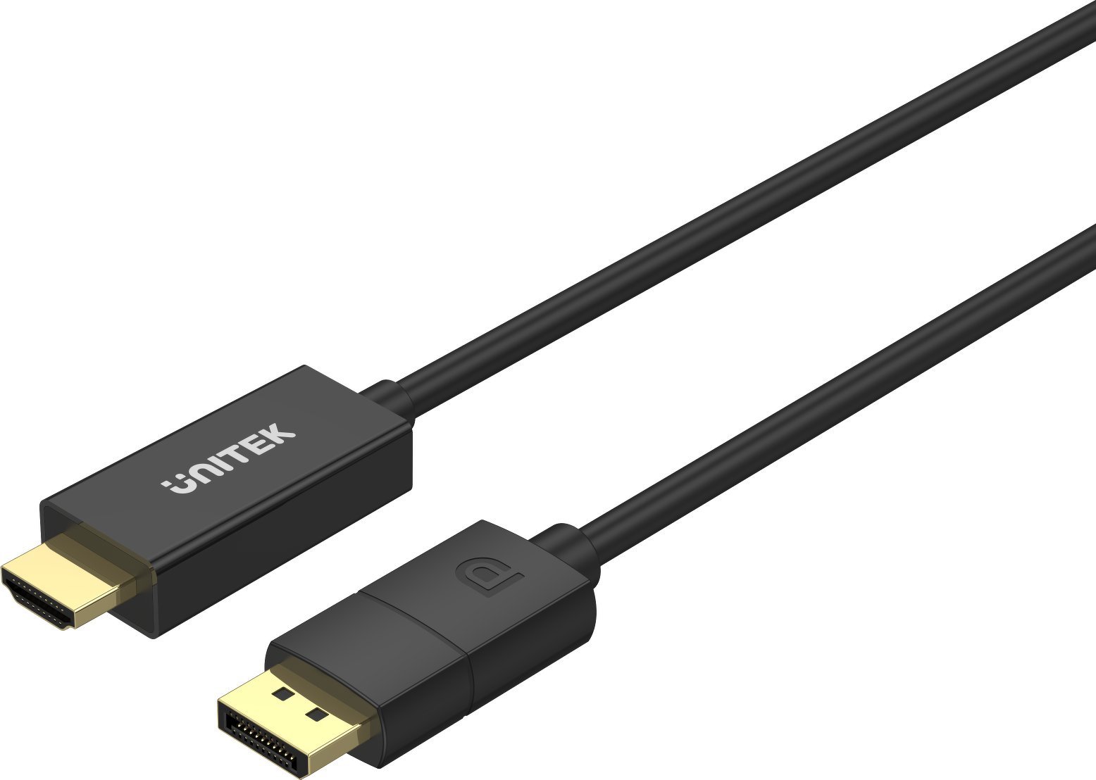 Kabel Unitek DisplayPort - HDMI 1.8m czarny (V1608A)