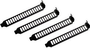 SilverStone Zaślepki do slotów kart rozszerzeń 4 szt. Aeroslots (SST-AEROSLOTS-B)