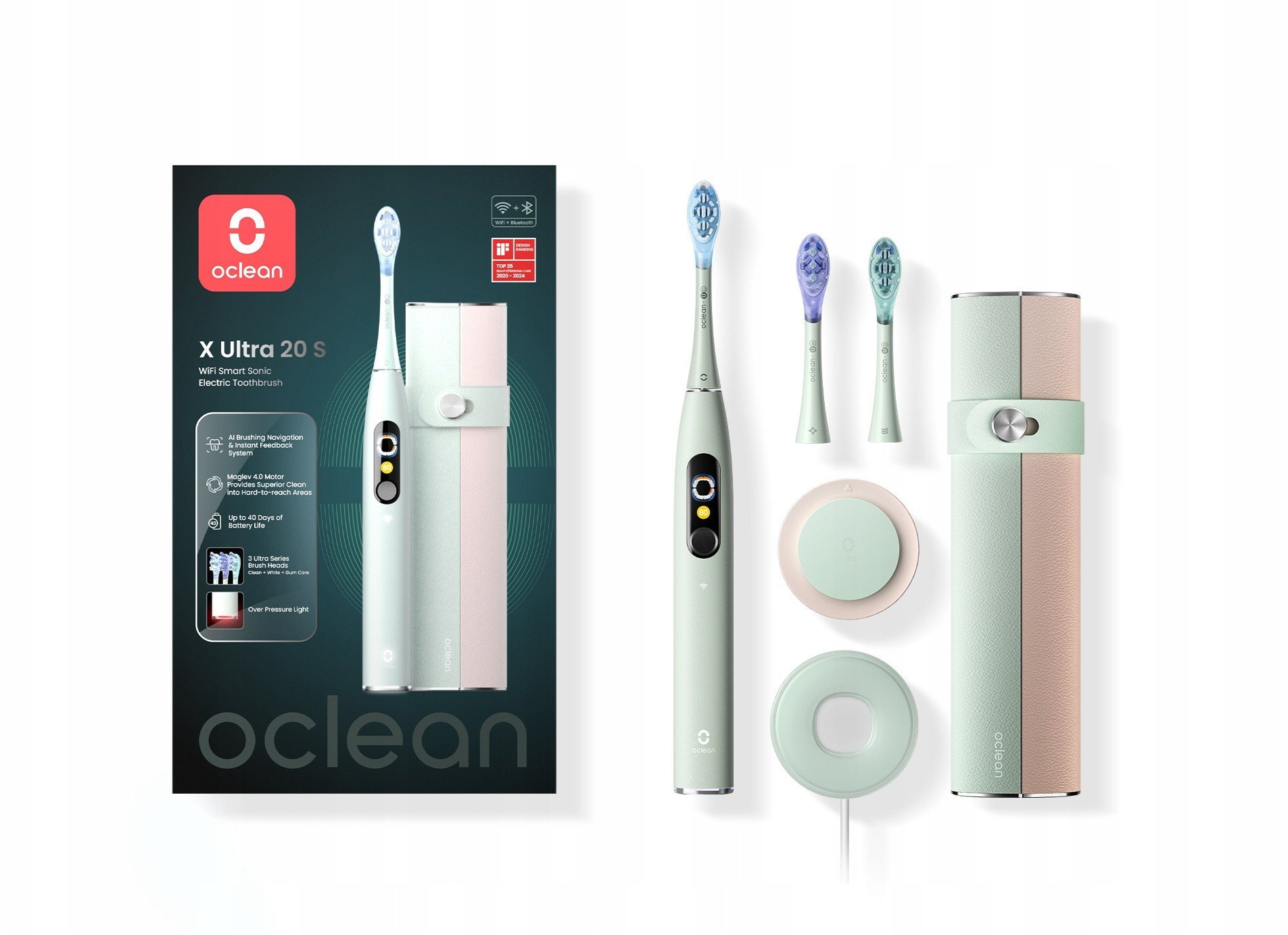 Oclean Electric Toothbrush X Ultra 20 S Green