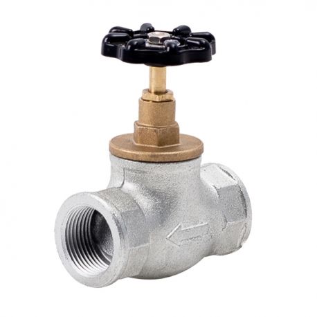 Perfexim Zawór przelotowy prosty 3/4" żeliwny ocynkowany 3098 G3/4 WW PN10 DN20 (01-400-0200-100)