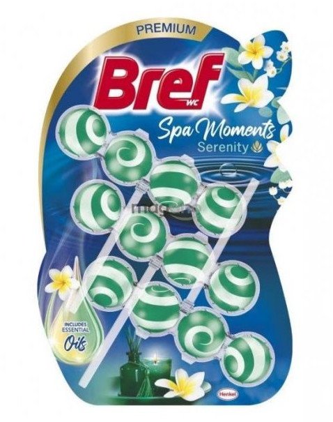 WC CLEANER-FRESH BREF SPA MOM SER 2X50G