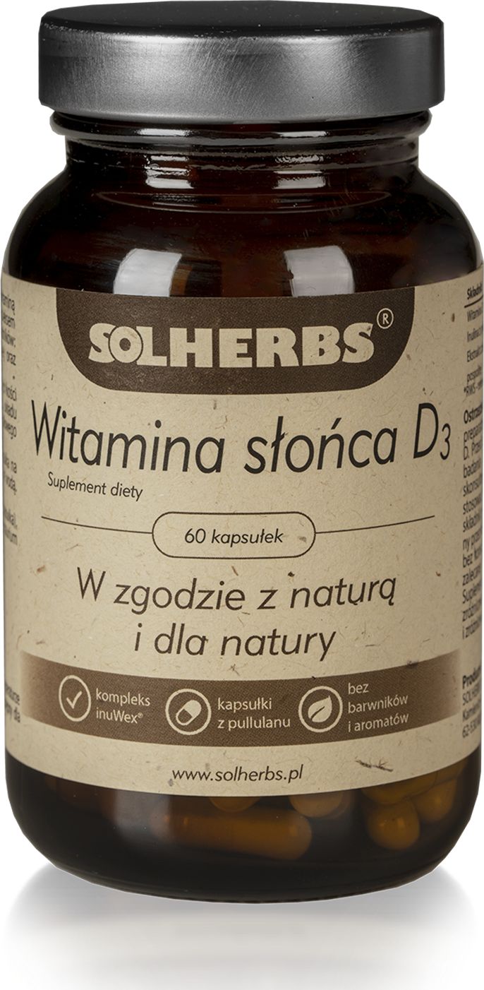 SOLHERBS Witamina słońca D3 SOLHERBS