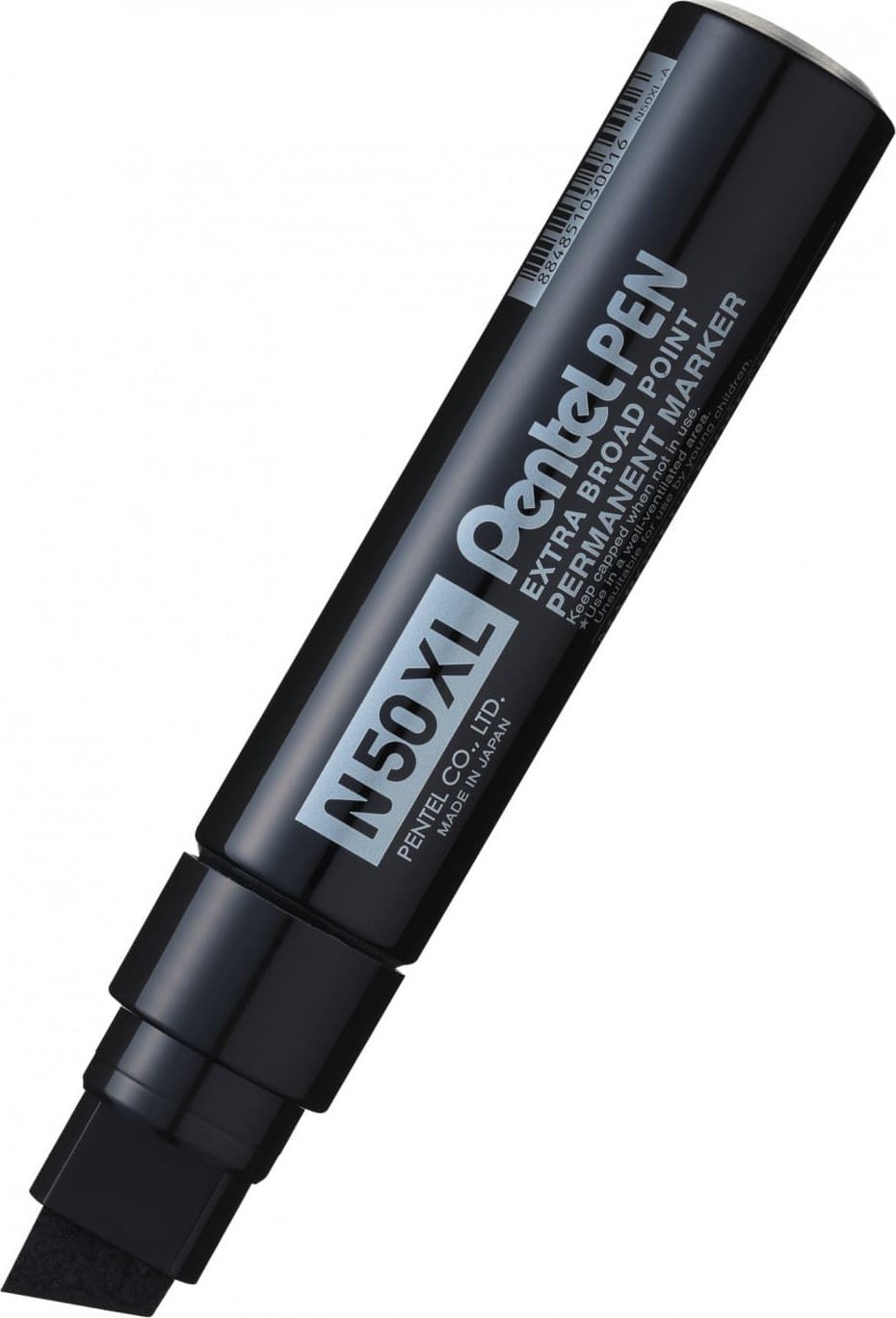 Pentel Marker permanentny N50XL-A czarny ścięty 8-15,4mm PENTEL
