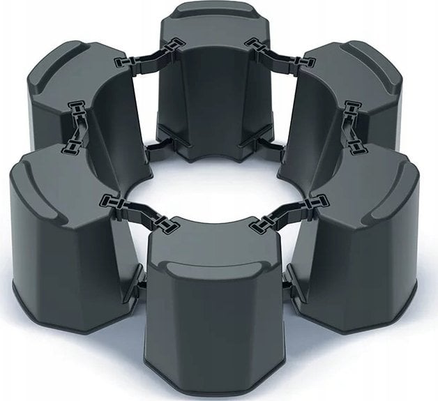 PODSTAWA DO ZBIORNIKA NA WODĘ DESZCZÓWKĘ MODULAR 6 BASECAN ANTRACYT